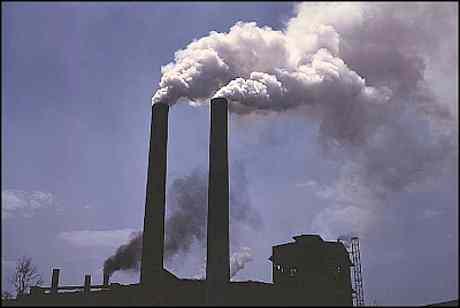 Industrieabgase (menschengemachte Luftverschmutzung)