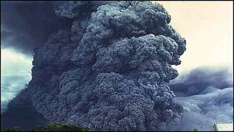 Vulkanausbruch (natürliche Luftverschmutzung)
